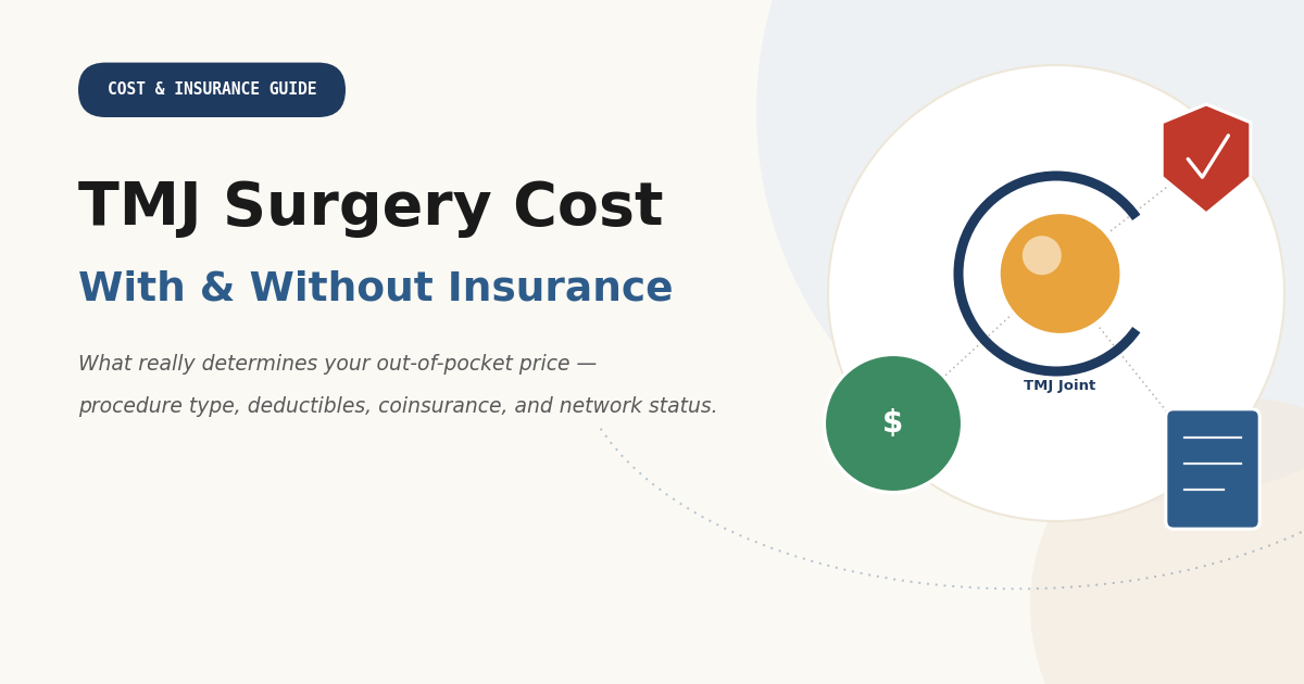 TMJ Surgery Cost With Insurance: What You May Pay With and Without Insurance